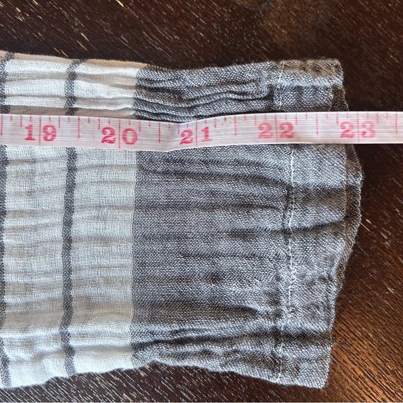Caslon Lightweight 100% Cotton Striped Beach Summer Layering Boho Top Small - Picture 8 of 8